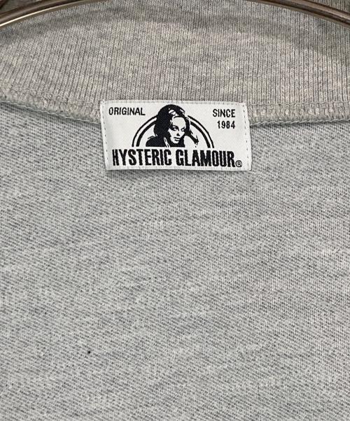 Hysteric Glamour（ヒステリックグラマー）Hysteric Glamour (ヒステリックグラマー) スウェットブルゾン グレー サイズ:FREEの古着・服飾アイテム