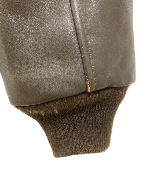 AVIREX（アヴィレックス）AVIREX (アヴィレックス) A-2レザーフライトジャケット ブラウン サイズ:SIZE 40の古着・服飾アイテム