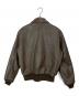 AVIREX (アヴィレックス) A-2レザーフライトジャケット ブラウン サイズ:SIZE 40：30000円
