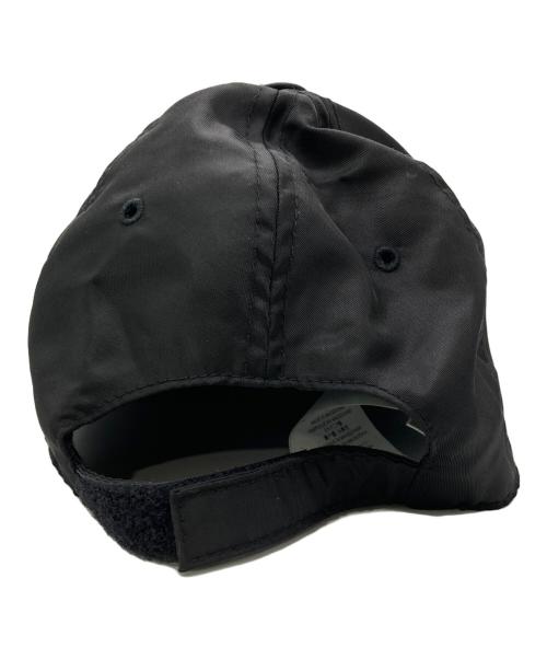 MM6 Maison Margiela（エムエムシックスメゾンマルジェラ）MM6 Maison Margiela (エムエムシックスメゾンマルジェラ) 刺繍ロゴキャップ ブラックの古着・服飾アイテム