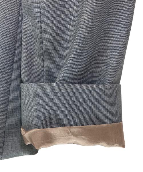 TOMORROW LAND collection（トゥモローランドコレクション）TOMORROW LAND collection (トゥモローランドコレクション) シャイニーシャーク キザミカラージャケット ブルー サイズ:SIZE 36の古着・服飾アイテム