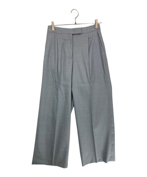 TOMORROW LAND collection（トゥモローランドコレクション）TOMORROW LAND collection (トゥモローランドコレクション) シャイニーシャーク センタープレスワイドパンツ ブルー サイズ:SIZE 36の古着・服飾アイテム