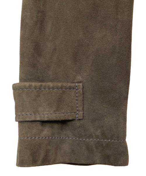 ARMANI COLLEZIONI（アルマーニ コレツィオーニ）ARMANI COLLEZIONI (アルマーニ コレツィオーニ) ゴートスキントレンチコート ブラウン サイズ:SIZE 54の古着・服飾アイテム