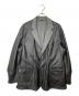 GIORGIO ARMANI（ジョルジョアルマーニ）の古着「ラムレザージャケット」｜ブラック