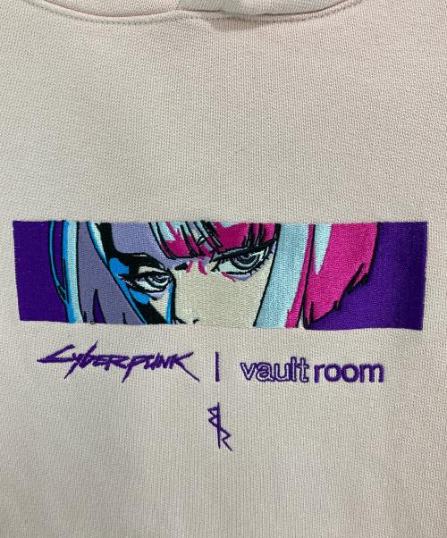 vault room（ボルトルーム）VAULT ROOM (ボルトルーム) CYBERPUNK LUCY HOODIE ピンク サイズ:Ⅿの古着・服飾アイテム