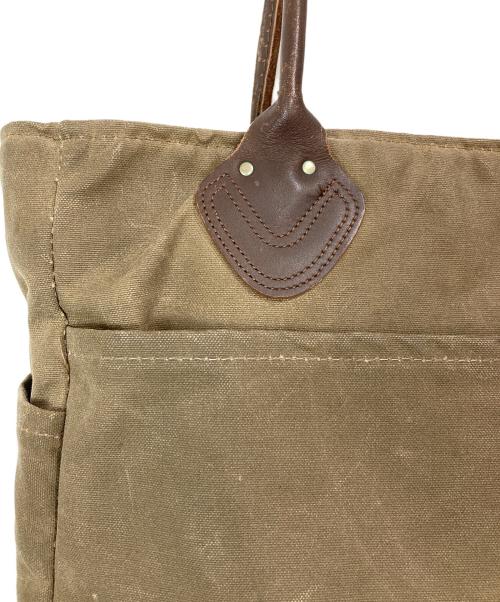 L.L.Bean（エルエルビーン）L.L.Bean (エルエルビーン) オイルドフィニッシュレザーハンドルトートバッグ カーキの古着・服飾アイテム