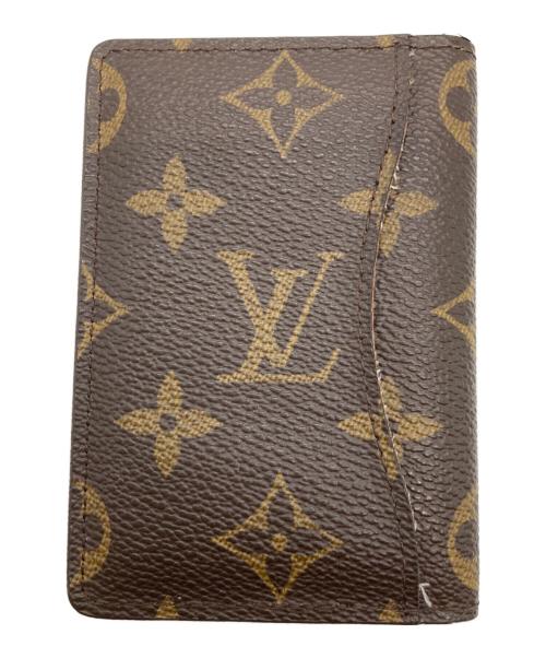 LOUIS VUITTON（ルイ ヴィトン）LOUIS VUITTON (ルイ ヴィトン) 名刺入れ ブラウンの古着・服飾アイテム