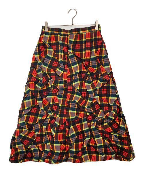 TOGA ARCHIVES（トーガアーカイブス）TOGA ARCHIVES (トーガアーカイブス) Polyester twill plaid skirt マルチカラー サイズ:SIZE 36の古着・服飾アイテム