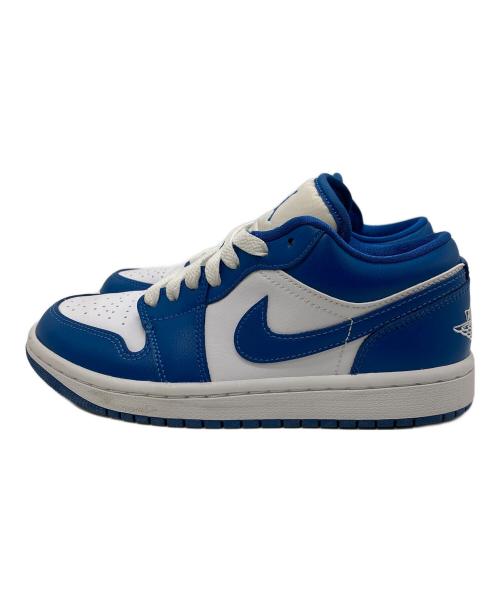 NIKE（ナイキ）NIKE (ナイキ) Women's Air Jordan 1 Low / ウィメンズ エアジョーダン1 ロー ブルー×ホワイト サイズ:22.5cmの古着・服飾アイテム
