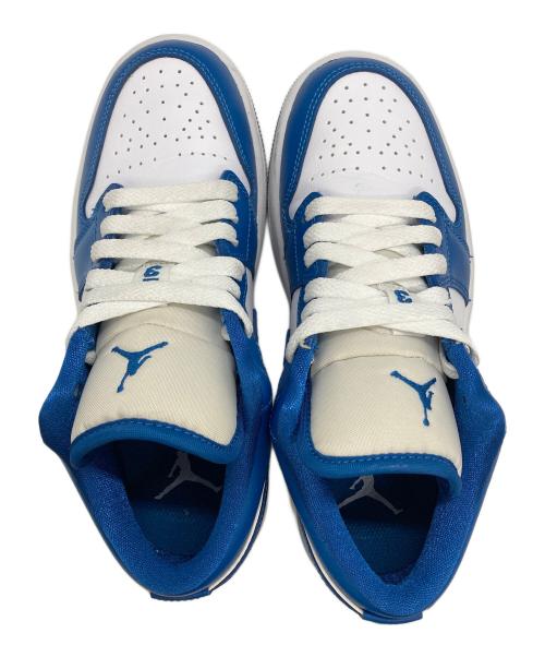 NIKE（ナイキ）NIKE (ナイキ) Women's Air Jordan 1 Low / ウィメンズ エアジョーダン1 ロー ブルー×ホワイト サイズ:22.5cmの古着・服飾アイテム