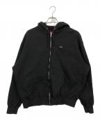 SUPREMEシュプリーム）の古着「Small Box Zip Up Hooded Sweatshirt」｜ブラック