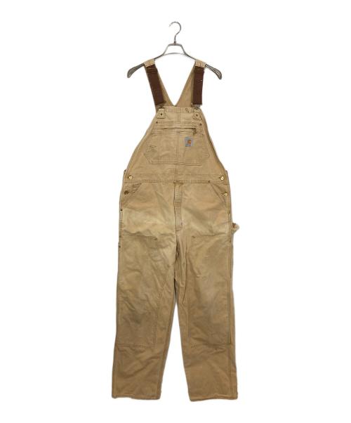 CarHartt（カーハート）CarHartt (カーハート) ダブルニーオーバーオール ベージュ サイズ:SIZE 36×34の古着・服飾アイテム