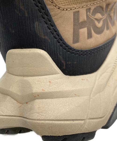 HOKAONEONE（ホカオネオネ）HOKAONEONE (ホカオネオネ) ハイカットスニーカー ブラウン サイズ:26.5cmの古着・服飾アイテム