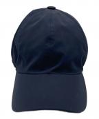 ERMENEGILDO ZEGNAエルメネジルド・ゼニア）の古着「ドローコードナイロンキャップ」｜ネイビー