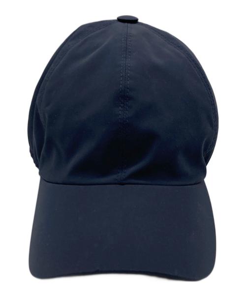 ERMENEGILDO ZEGNA（エルメネジルド・ゼニア）Ermenegildo Zegna (エルメネジルド・ゼニア) ドローコードナイロンキャップ ネイビーの古着・服飾アイテム