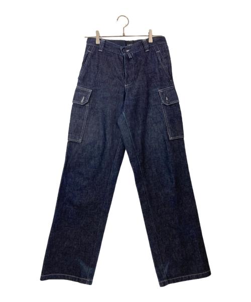 agnes b homme（アニエスベーオム）agnes b homme (アニエスベーオム) カーゴデニムパンツ インディゴ サイズ:36の古着・服飾アイテム