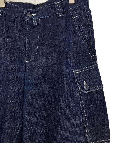 agnes b homme（アニエスベーオム）agnes b homme (アニエスベーオム) カーゴデニムパンツ インディゴ サイズ:36の古着・服飾アイテム