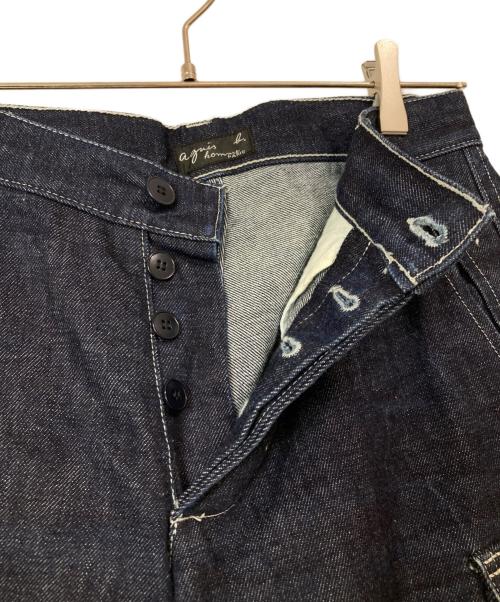 agnes b homme（アニエスベーオム）agnes b homme (アニエスベーオム) カーゴデニムパンツ インディゴ サイズ:36の古着・服飾アイテム