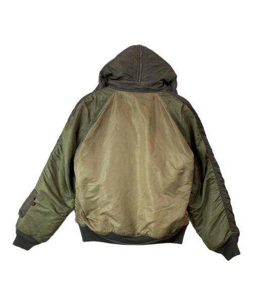 ALPHA（アルファ）ALPHA (アルファ) BAL (バル) N-2Bジャケット カーキ サイズ:XLARGEの古着・服飾アイテム