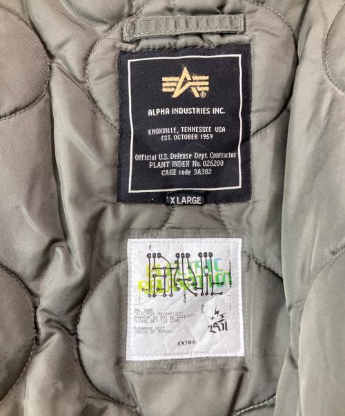 ALPHA（アルファ）ALPHA (アルファ) BAL (バル) N-2Bジャケット カーキ サイズ:XLARGEの古着・服飾アイテム