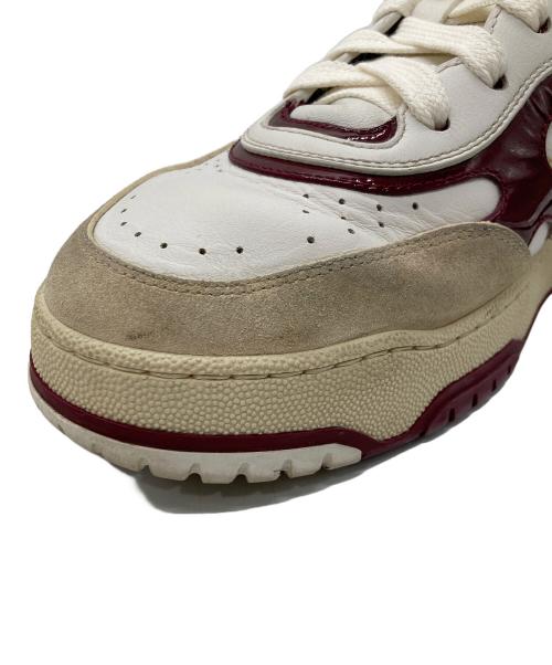 GUCCI（グッチ）GUCCI (グッチ) リウェブレザースニーカー ホワイト×レッド サイズ:9.5の古着・服飾アイテム