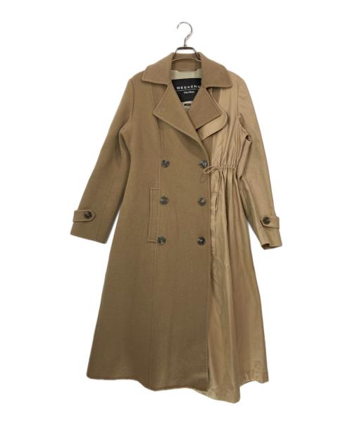 WEEKEND Max Mara（ウィークエンド マックスマーラ）Weekend Max Mara (ウィークエンド マックスマーラ) 切替トレンチコート ベージュ サイズ:38の古着・服飾アイテム