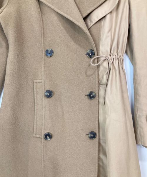 WEEKEND Max Mara（ウィークエンド マックスマーラ）Weekend Max Mara (ウィークエンド マックスマーラ) 切替トレンチコート ベージュ サイズ:38の古着・服飾アイテム