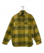 TOWN CRAFTタウンクラフト）の古着「チェックCPOジャケット」｜グリーン