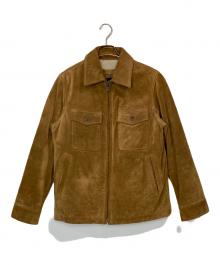 GAP（ギャップ）の古着「スウェードレザージャケット」｜ブラウン