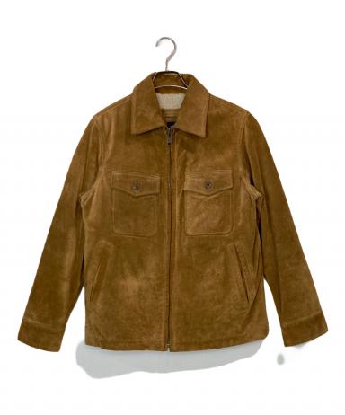中古・古着通販】GAP (ギャップ) スウェードレザージャケット ブラウン