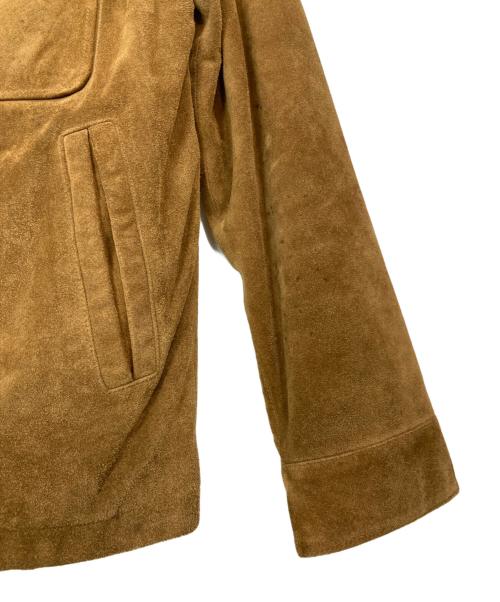 GAP（ギャップ）GAP (ギャップ) スウェードレザージャケット ブラウン サイズ:Sの古着・服飾アイテム