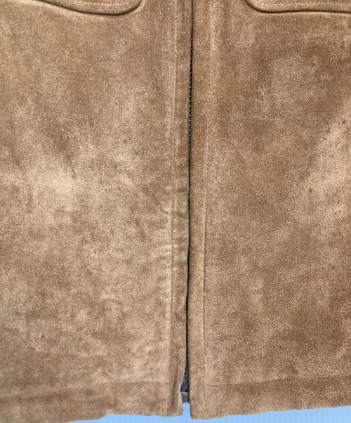 GAP（ギャップ）GAP (ギャップ) スウェードレザージャケット ブラウン サイズ:Sの古着・服飾アイテム