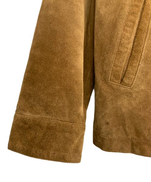 GAP（ギャップ）GAP (ギャップ) スウェードレザージャケット ブラウン サイズ:Sの古着・服飾アイテム