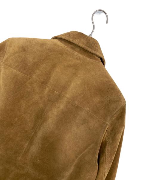 GAP（ギャップ）GAP (ギャップ) スウェードレザージャケット ブラウン サイズ:Sの古着・服飾アイテム