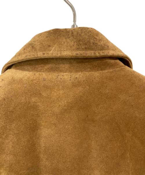 GAP（ギャップ）GAP (ギャップ) スウェードレザージャケット ブラウン サイズ:Sの古着・服飾アイテム