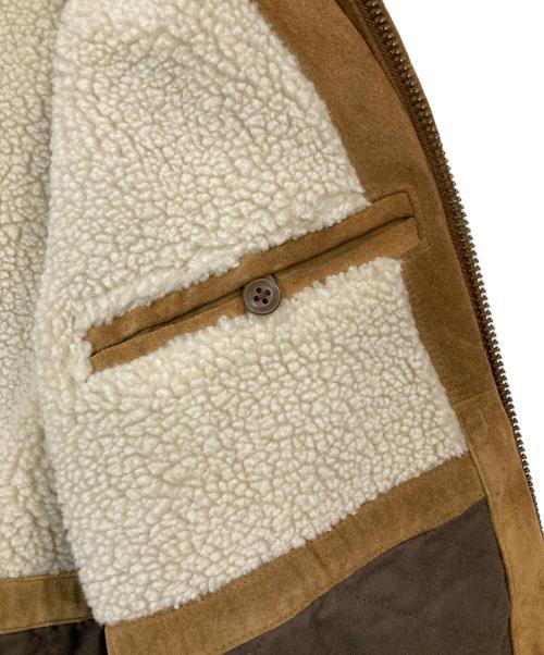 GAP（ギャップ）GAP (ギャップ) スウェードレザージャケット ブラウン サイズ:Sの古着・服飾アイテム