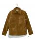 GAP（ギャップ）の古着「スウェードレザージャケット」｜ブラウン