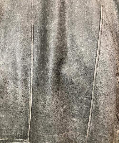 Eddie Bauer（エディーバウアー）Eddie Bauer (エディーバウアー) シングルレザージャケット ブラック サイズ:Lの古着・服飾アイテム