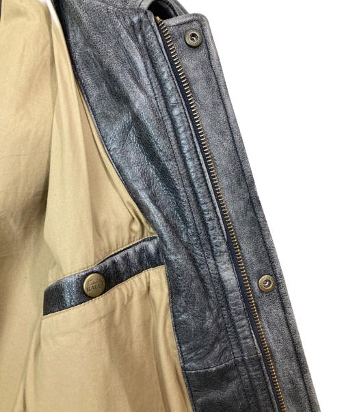 Eddie Bauer（エディーバウアー）Eddie Bauer (エディーバウアー) シングルレザージャケット ブラック サイズ:Lの古着・服飾アイテム