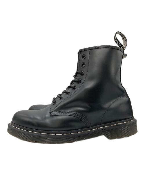 Dr.Martens（ドクターマーチン）Dr.Martens (ドクターマーチン) 1460ホワイトステッチ8ホールブーツ ブラック サイズ:UK9の古着・服飾アイテム