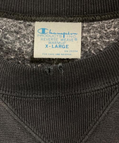 Champion REVERSE WEAVE（チャンピオン リバース ウィーブ）Champion REVERSE WEAVE (チャンピオン リバース ウィーブ) JOURNAL STANDARD (ジャーナルスタンダード) クルーネックスウェット ブラック サイズ:XLの古着・服飾アイテム