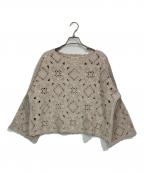 UNITED ARROWSユナイテッドアローズ）の古着「クロシェニット」｜ベージュ