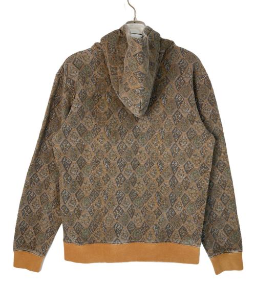 stussy（ステューシー）stussy (ステューシー) Ｍarquis Pullover Hoodie ブラウン サイズ:Lの古着・服飾アイテム