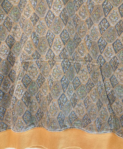 stussy（ステューシー）stussy (ステューシー) Ｍarquis Pullover Hoodie ブラウン サイズ:Lの古着・服飾アイテム