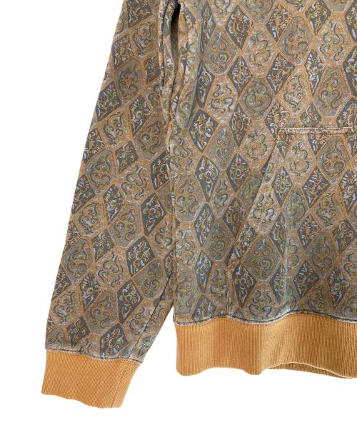 stussy（ステューシー）stussy (ステューシー) Ｍarquis Pullover Hoodie ブラウン サイズ:Lの古着・服飾アイテム