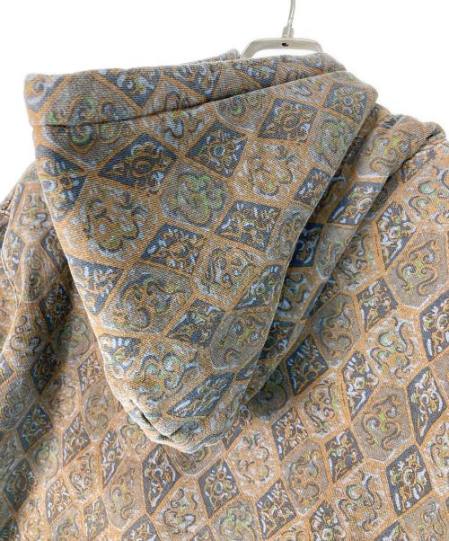 stussy（ステューシー）stussy (ステューシー) Ｍarquis Pullover Hoodie ブラウン サイズ:Lの古着・服飾アイテム