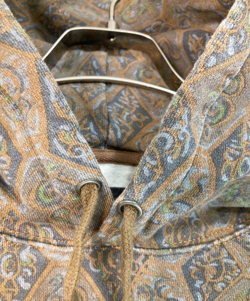 stussy（ステューシー）stussy (ステューシー) Ｍarquis Pullover Hoodie ブラウン サイズ:Lの古着・服飾アイテム