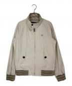 BURBERRY BLACK LABELバーバリーブラックレーベル）の古着「ハリントンジャケット」｜ベージュ