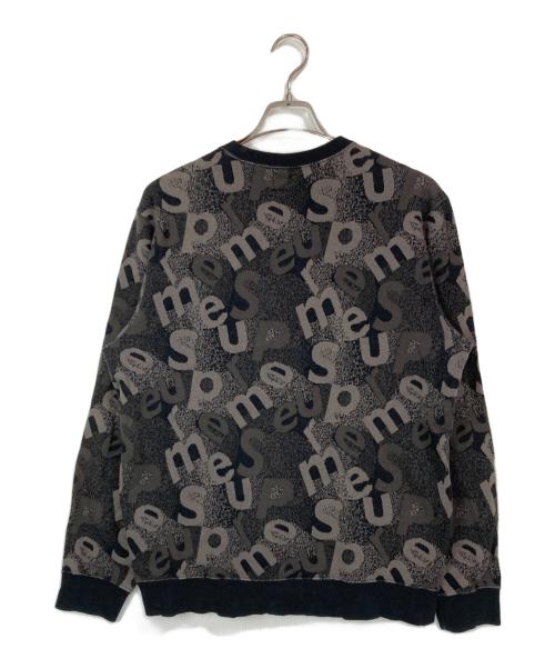 SUPREME（シュプリーム）SUPREME (シュプリーム) Scatter Text Crewneck ブラック サイズ:Ⅿの古着・服飾アイテム