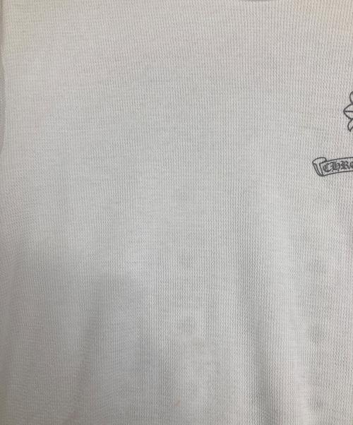 CHROME HEARTS（クロムハーツ）CHROME HEARTS (クロムハーツ) バックプリント ロゴロングスリーブカットソー ホワイト サイズ:Ｌの古着・服飾アイテム